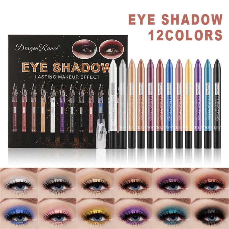 12 Colors Eyeshadow Pencil Set