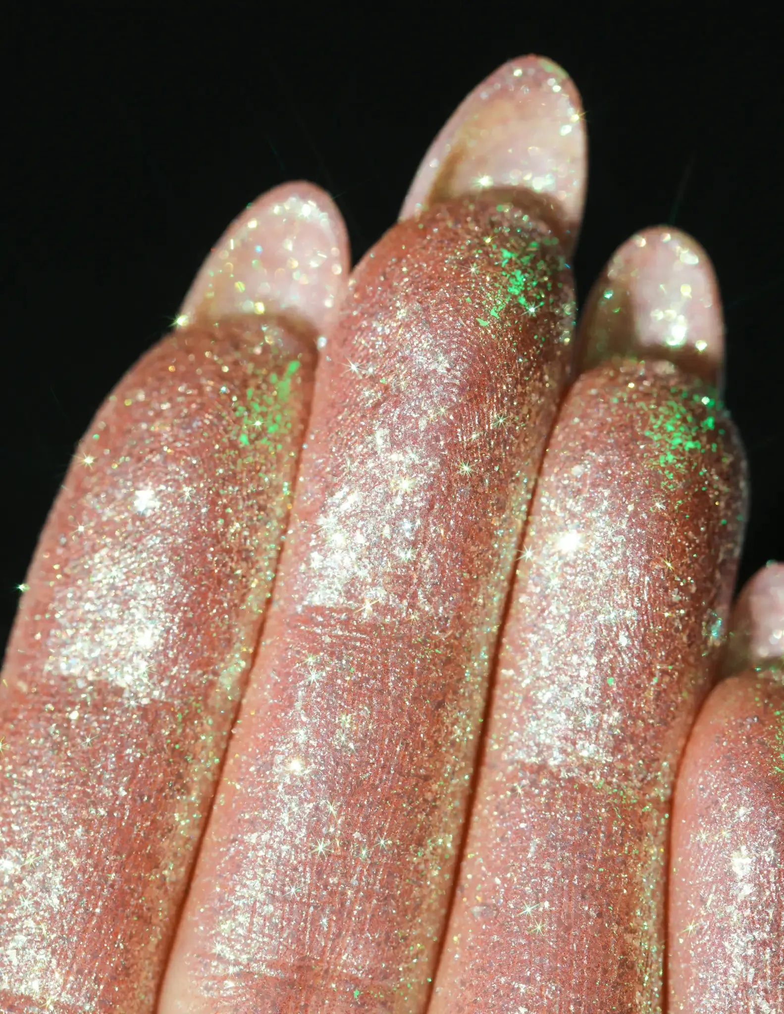 #19 Peach Beige Eyeshadow Glitter