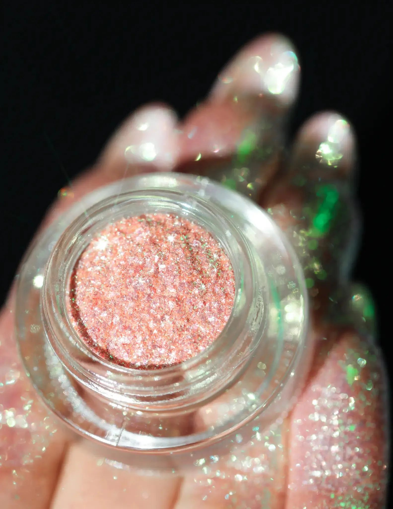 #19 Peach Beige Eyeshadow Glitter