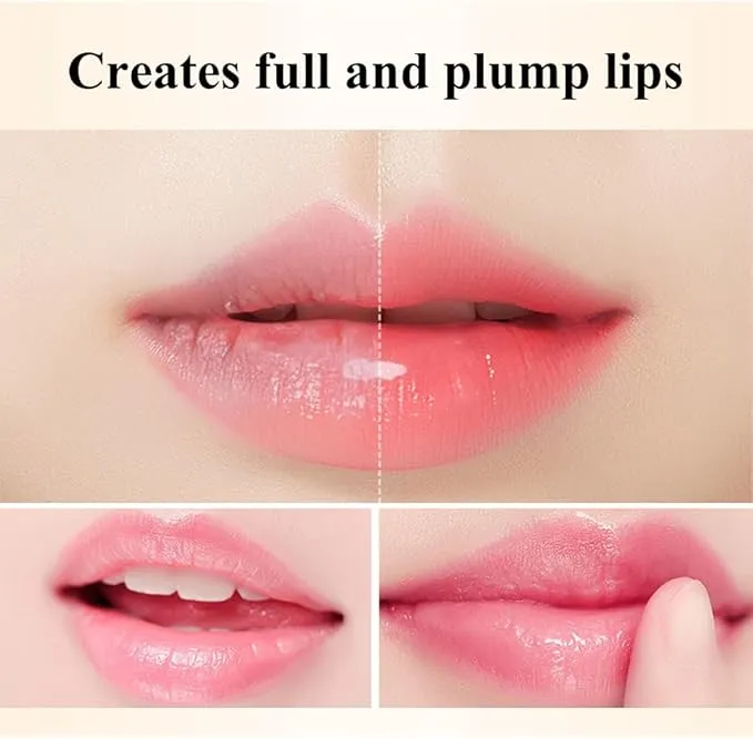 2 Pcs Magic Color Changing Lip Oil, Lip Glow Oil Lip Gloss Set