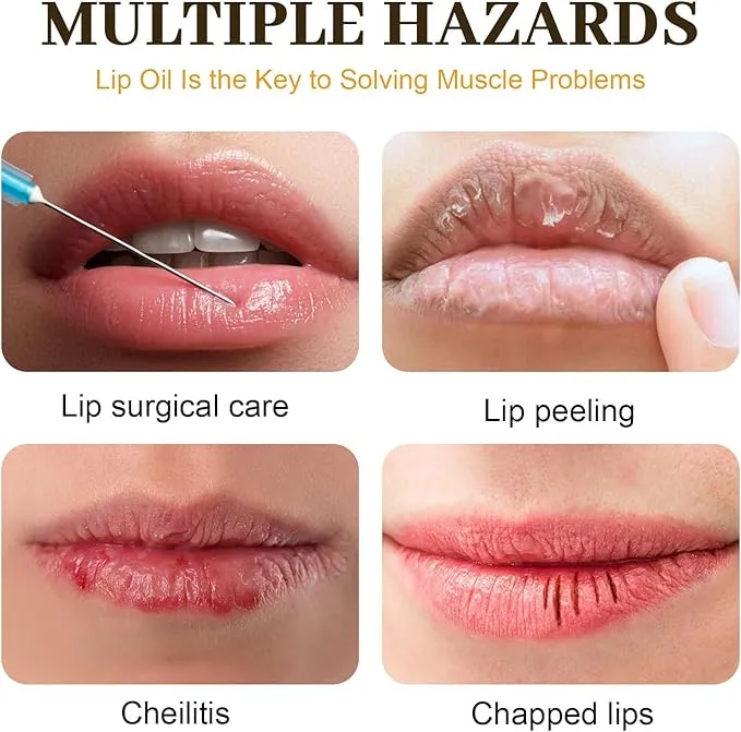 2 Pcs Magic Color Changing Lip Oil, Lip Glow Oil Lip Gloss Set