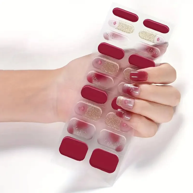 20 pcs Semi-Cured Gel Nail Strips | BSS-0060