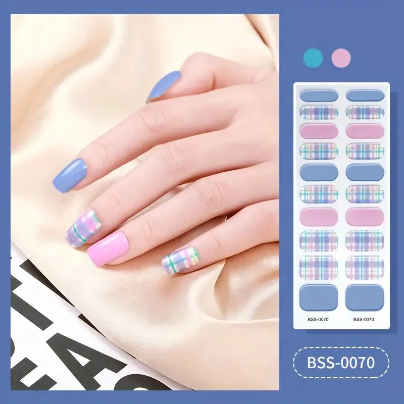 20 pcs Semi-Cured Gel Nail Strips | BSS-0070