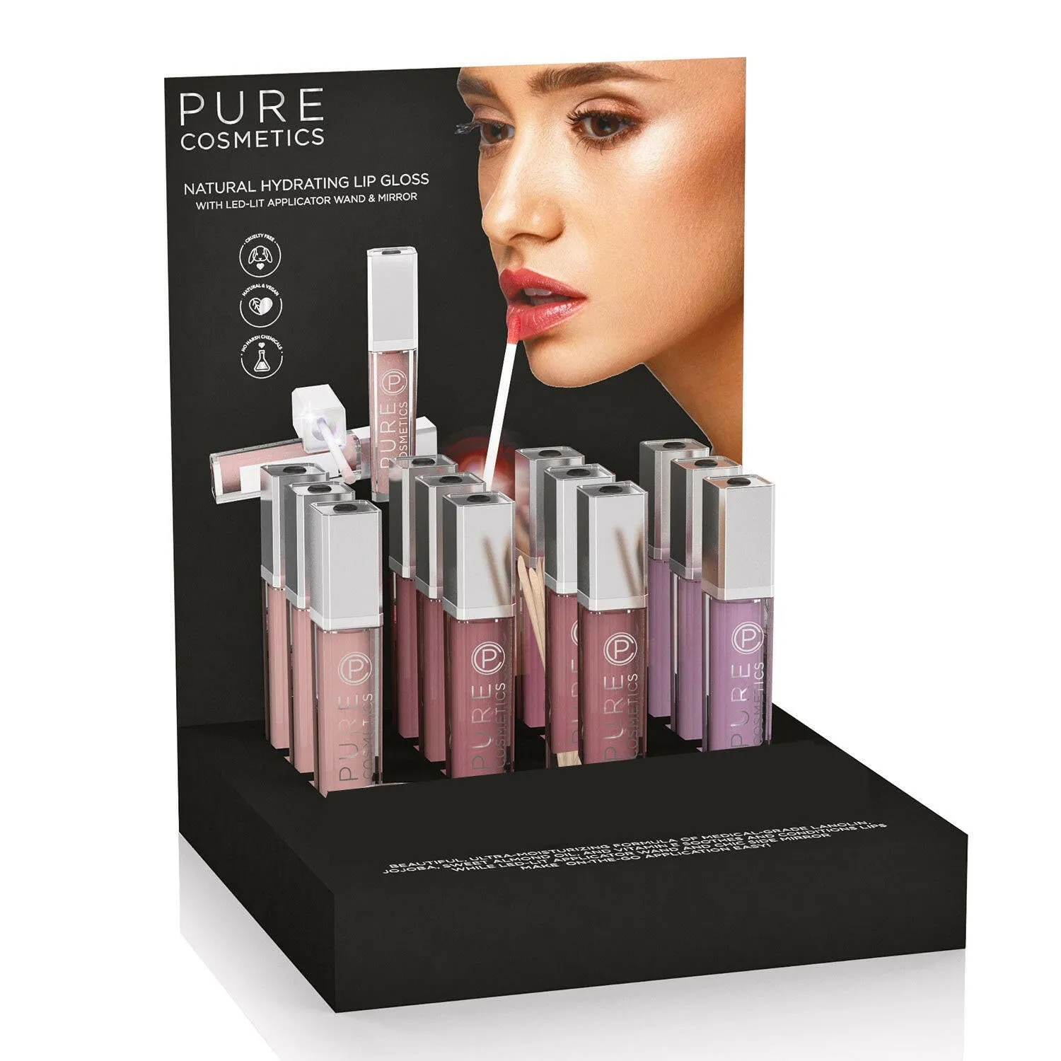 24-Count Lip Gloss Display
