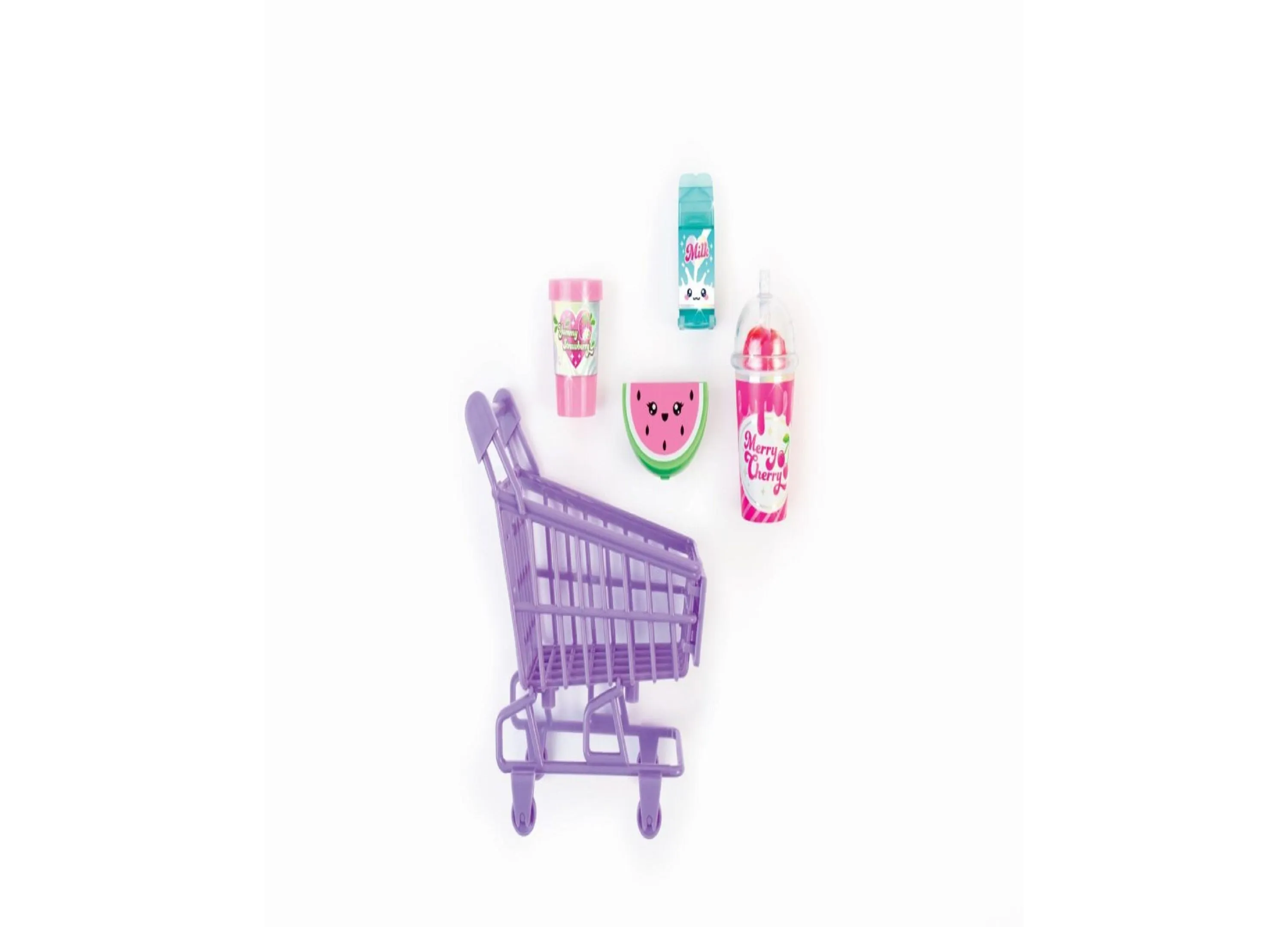 3C4G Tiny Treats Trolley Scented Lip Gloss Set for Girls Ages 8 