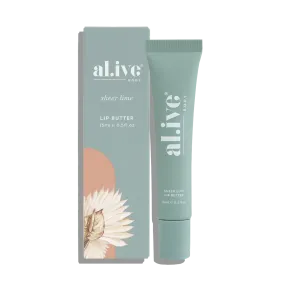 al.ive body Lip Butter - Sheer Lime