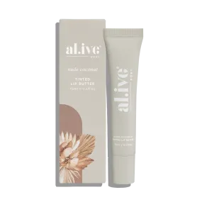 al.ive body Tinted Lip Butter - Nude Coconut