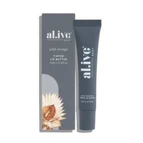 al.ive body Tinted Lip Butter - Wild Orange