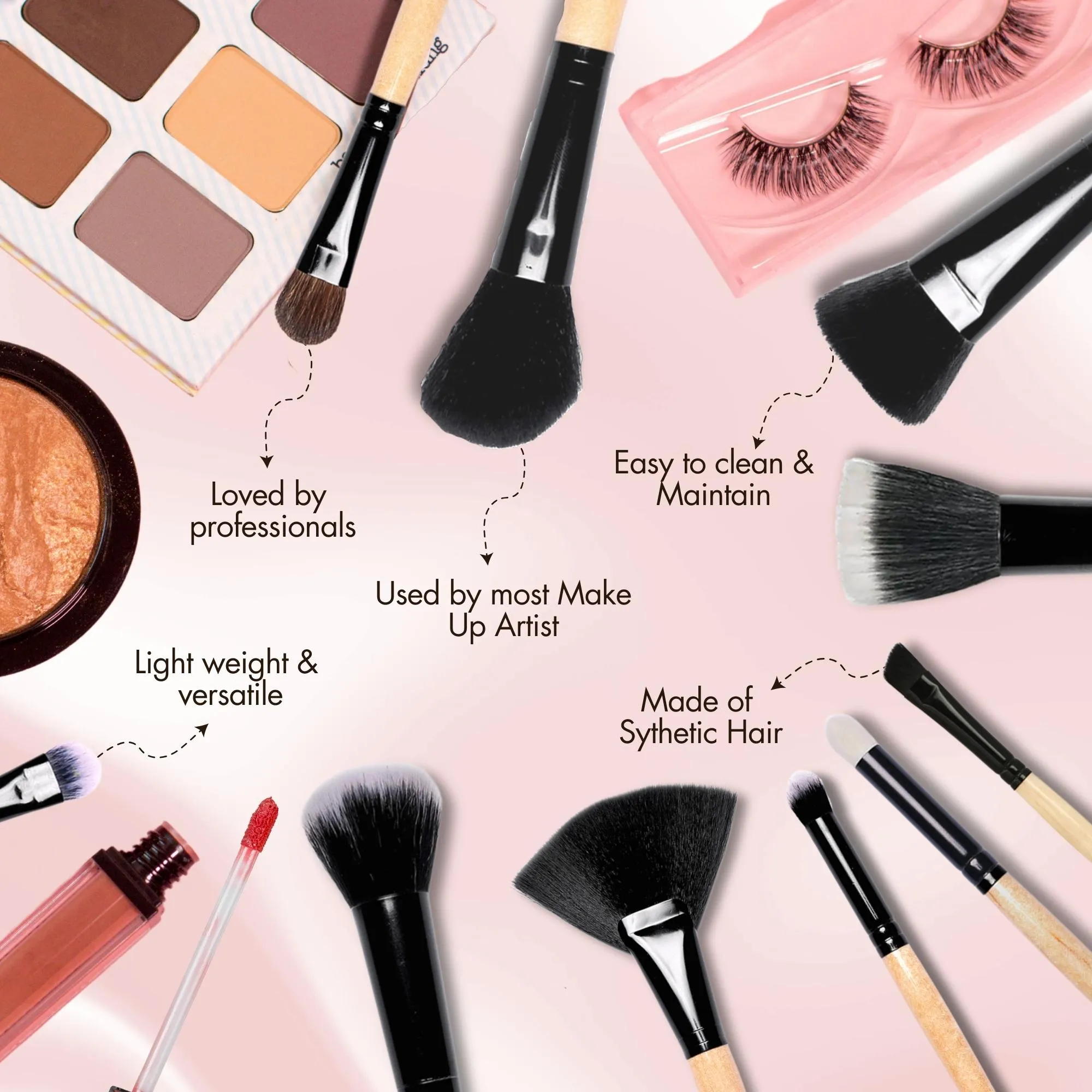 Allure Classic Makeup Brush (Flat Blending Brush C-24)