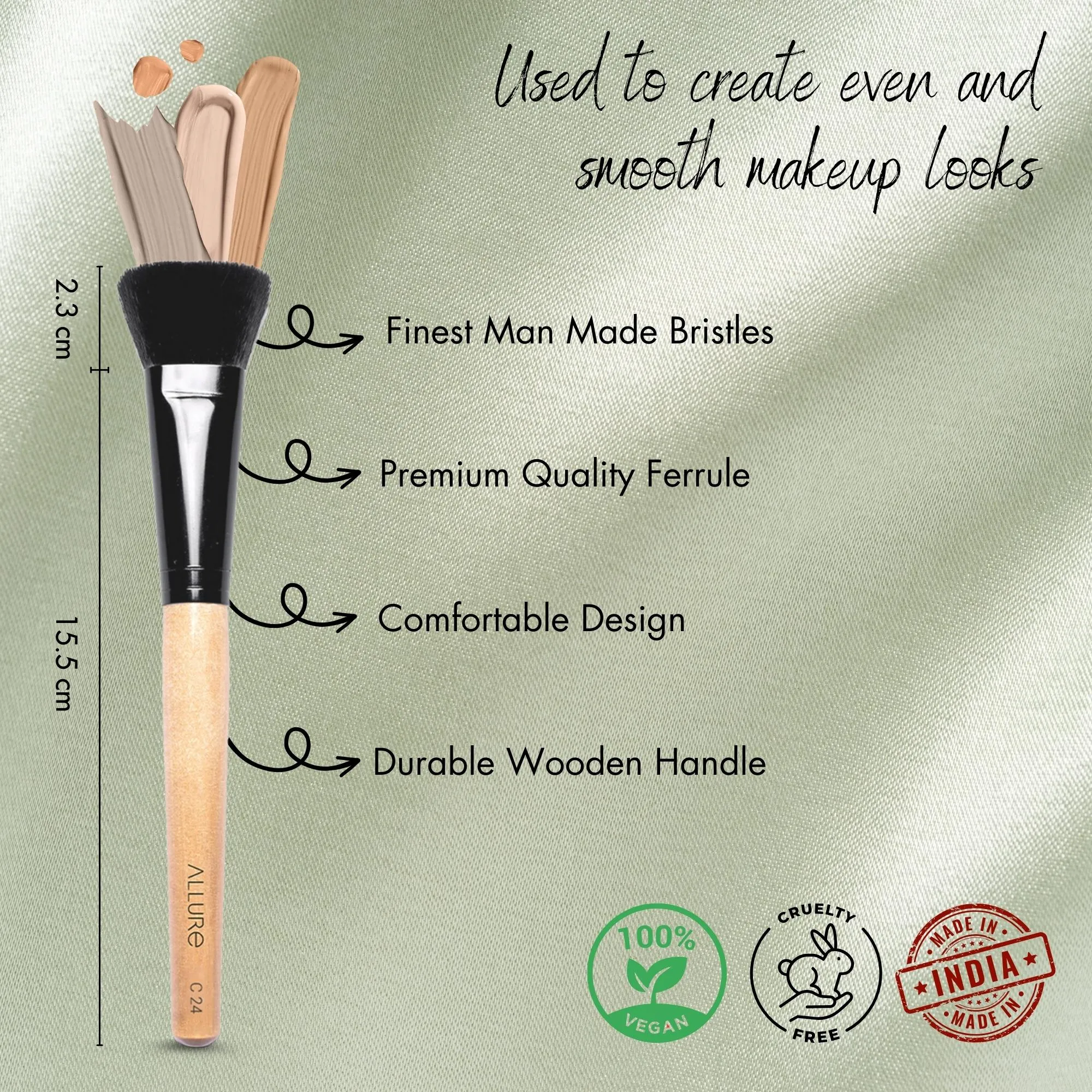 Allure Classic Makeup Brush (Flat Blending Brush C-24)