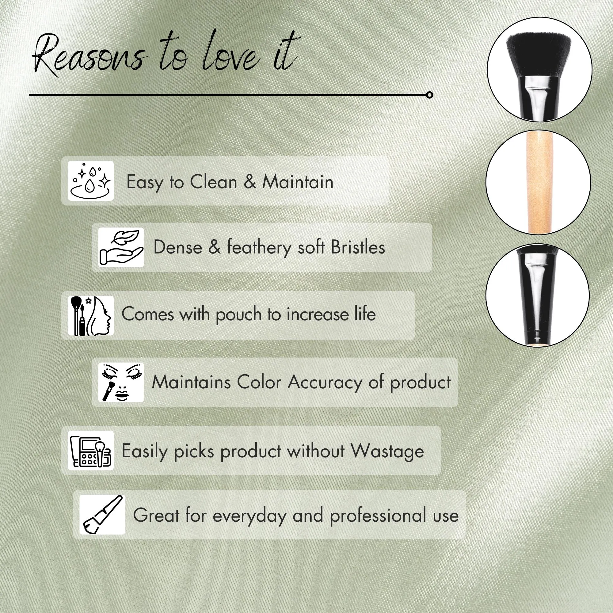 Allure Classic Makeup Brush (Flat Blending Brush C-24)