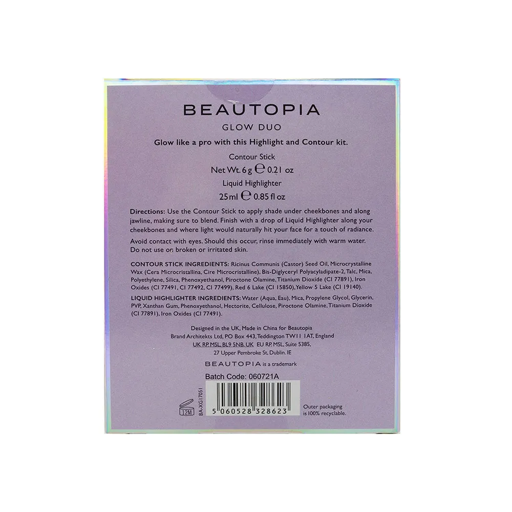 Beautopia Glow Duo Gift Set (Contour Stick & Highlighter)