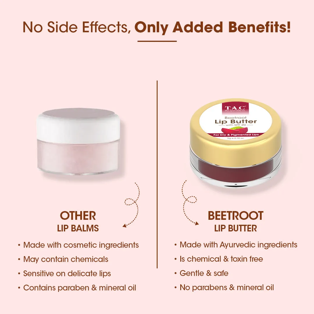 Beetroot Lip Balm with SPF 20