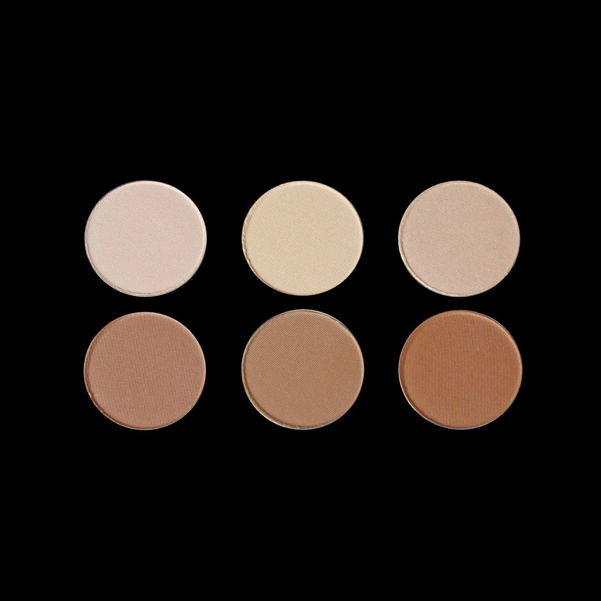 Blush Makeup Cosmetics Contour Palette - 6 Well Powder