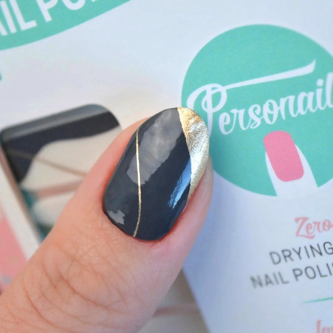 Brandy | Transparent Swirl Nail Polish Wrap