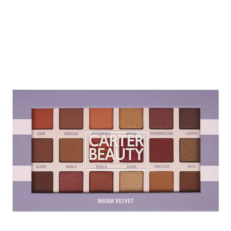 Carter Beauty By Marissa Warm Velvet Eyeshadow Palette Discontinued