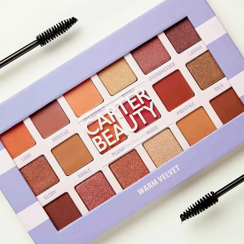 Carter Beauty By Marissa Warm Velvet Eyeshadow Palette Discontinued