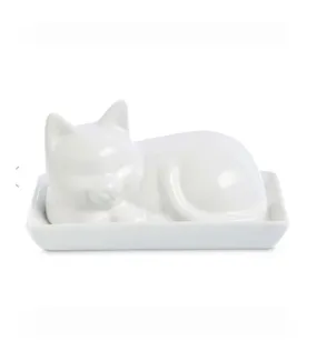 Cat Butter Dish