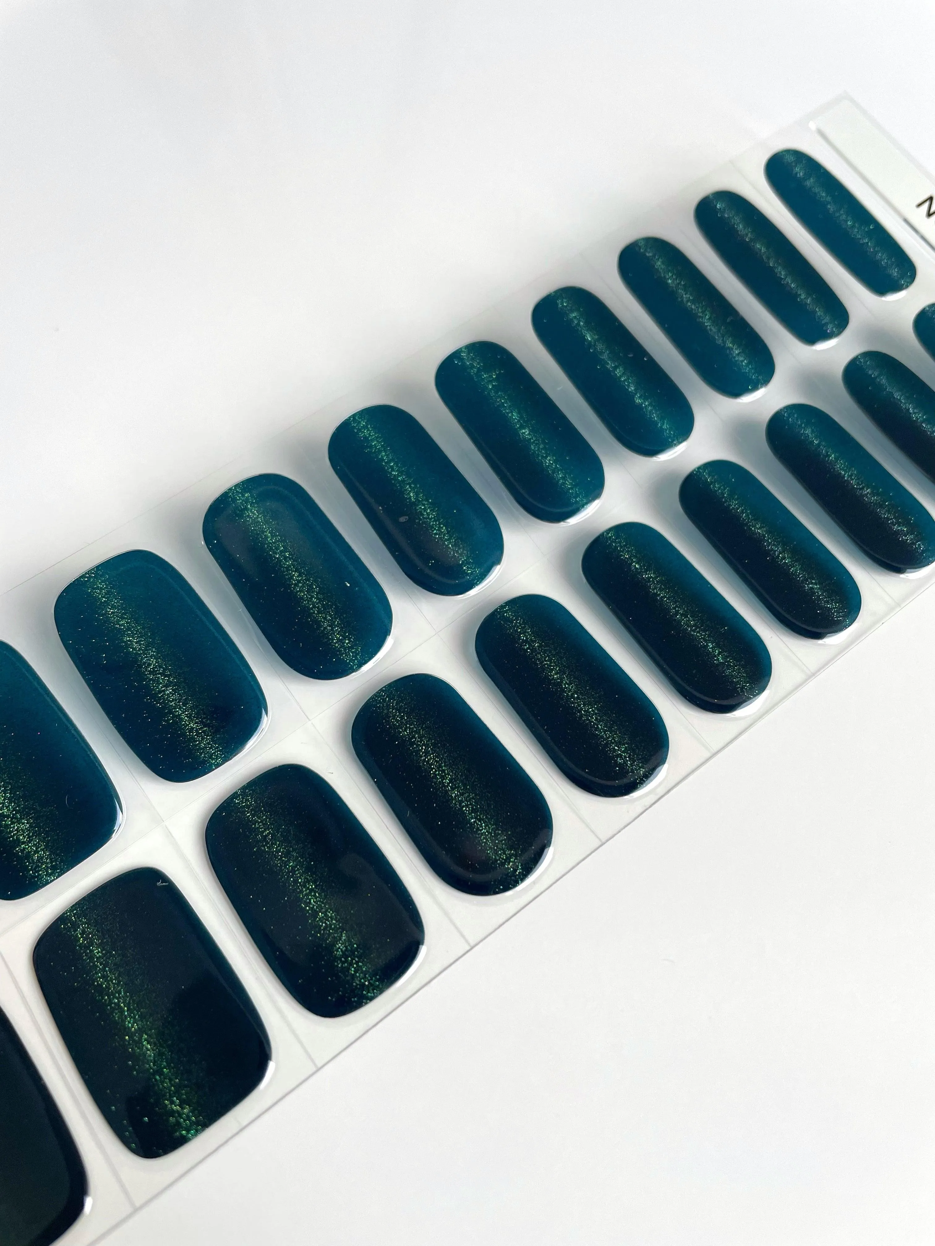 Cat Eye (Green) | Super Jellies DIY Hard Semi Cured Gel Nail Wraps