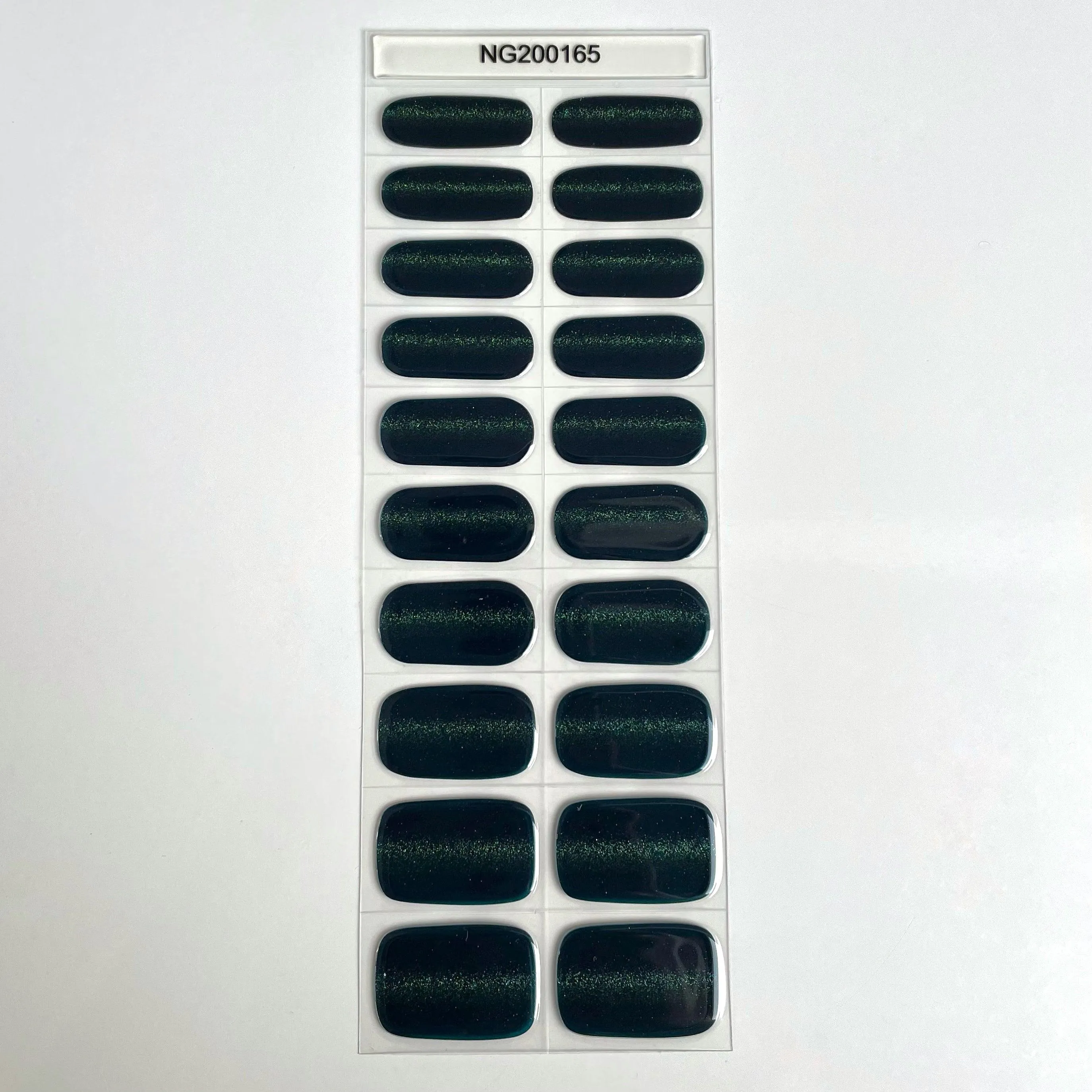 Cat Eye (Green) | Super Jellies DIY Hard Semi Cured Gel Nail Wraps