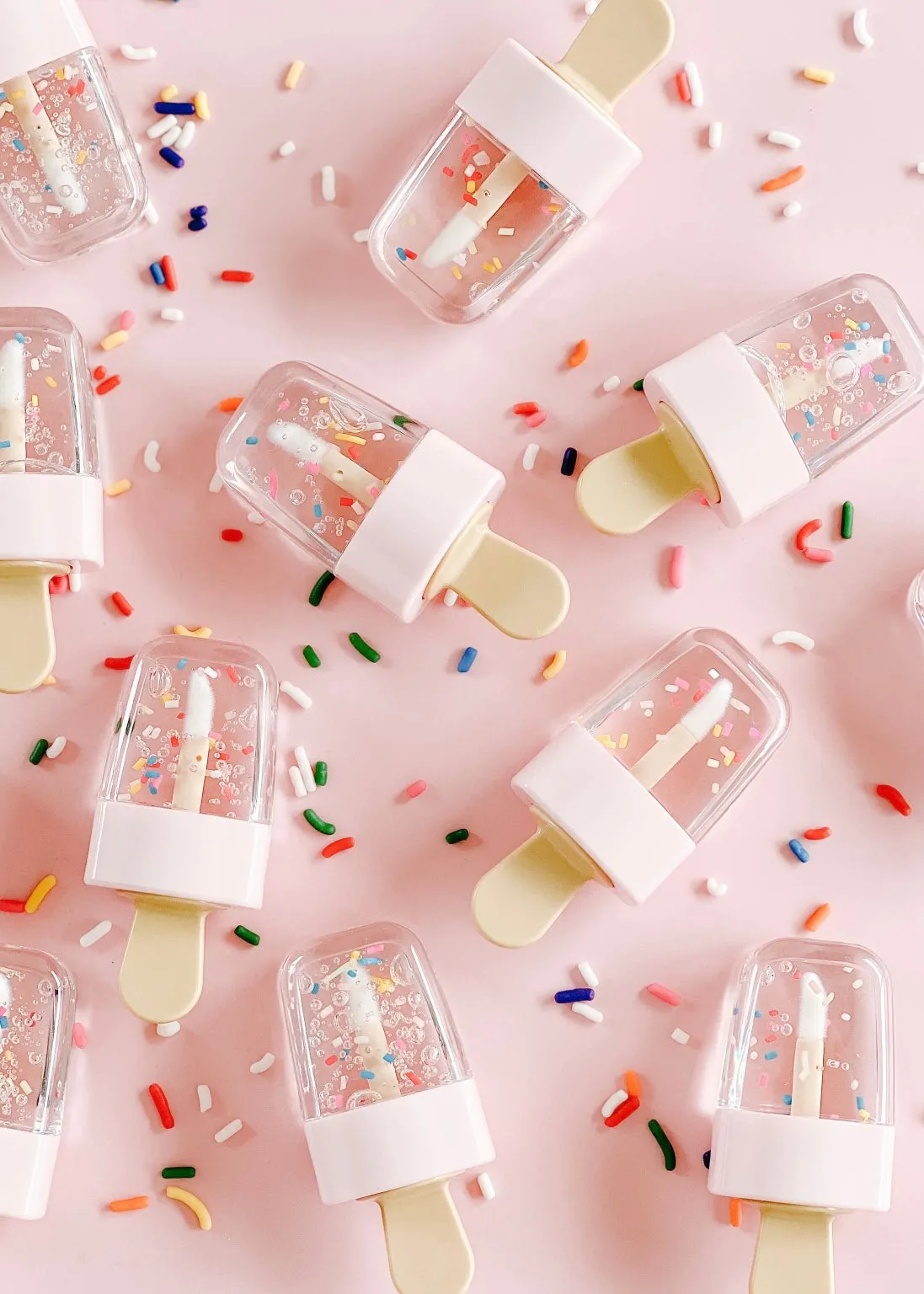 Churro Scented Hydrating Lip Gloss with Faux Sprinkles - Vegan & Cruelty-Free
