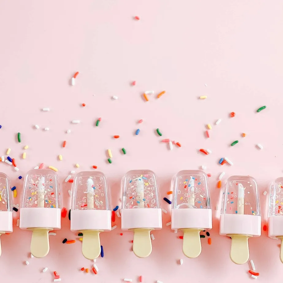 Churro Scented Hydrating Lip Gloss with Faux Sprinkles - Vegan & Cruelty-Free