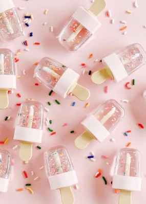 Churro Scented Hydrating Lip Gloss with Faux Sprinkles - Vegan & Cruelty-Free