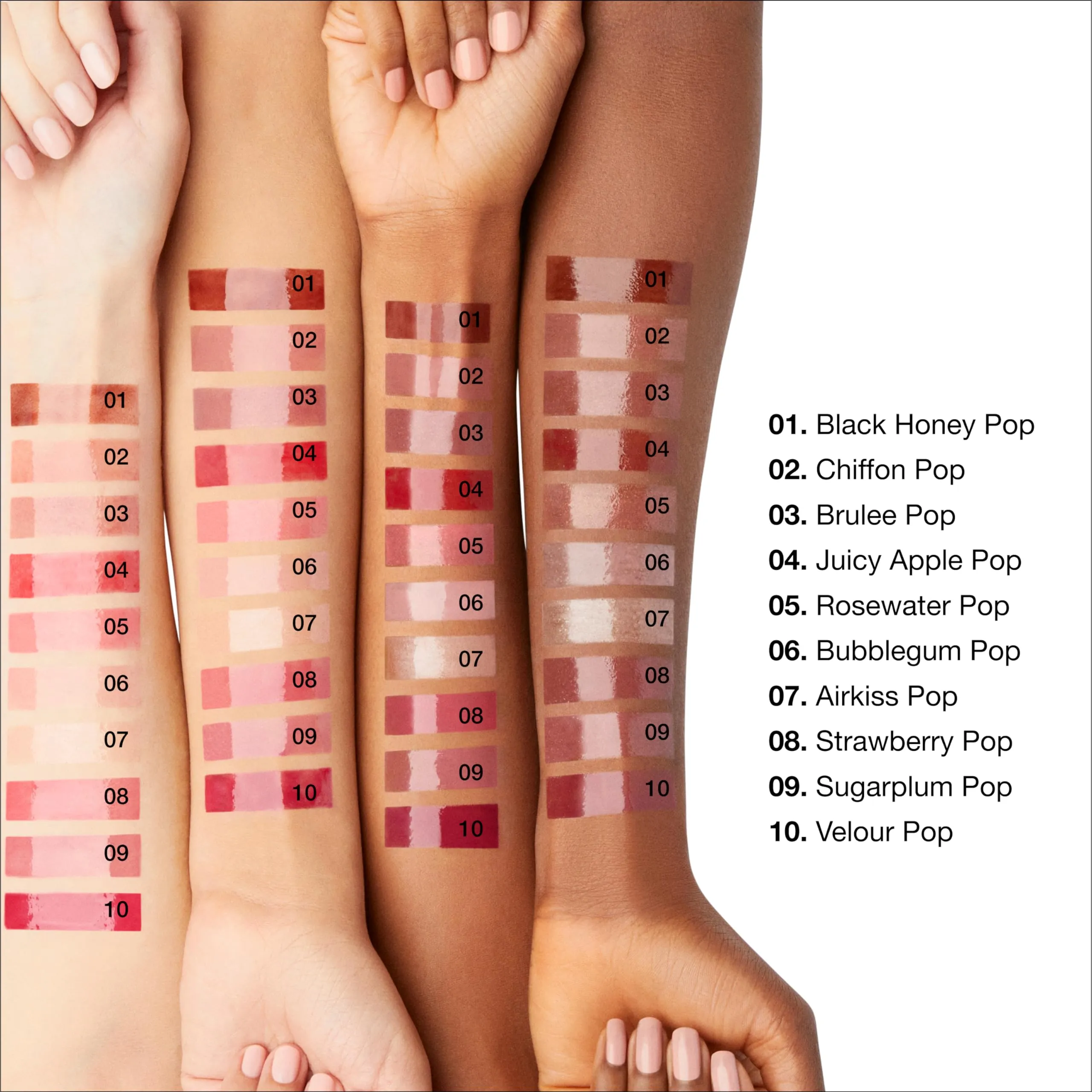 Clinique Pop Plush Creamy Lip Gloss With Hyaluronic Acid   Blend of Aloe Butter, Avocado Butter   Shea Butter | Hydrating   High Shine, Sugarplum Pop, 0.11 Fl Oz