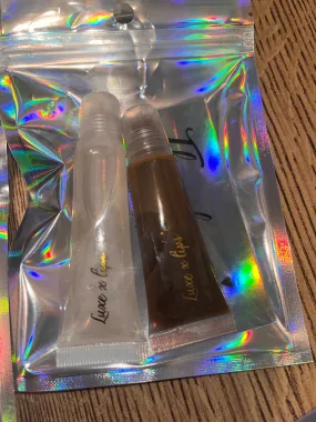 Coconut glaze & half glittering cocoa bliss set