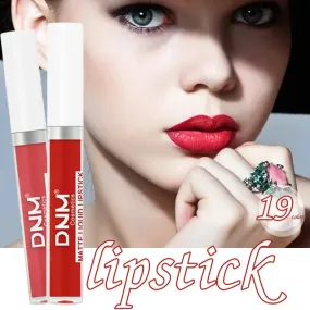DMN Matte Liquid Lipstick Non-stick Cup Waterproof Long Lasting Lip Glosses Moisturizing Velvety Lip Makeup Cosmetics