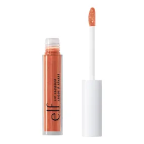 e.l.f. Lip Lacquer, Nourishing, Non-Sticky Ultra-Shine Lip Gloss With Sheer colour, Infused With Vitamins A & E, Vegan & Cruelty-Free, Mauve Glitz