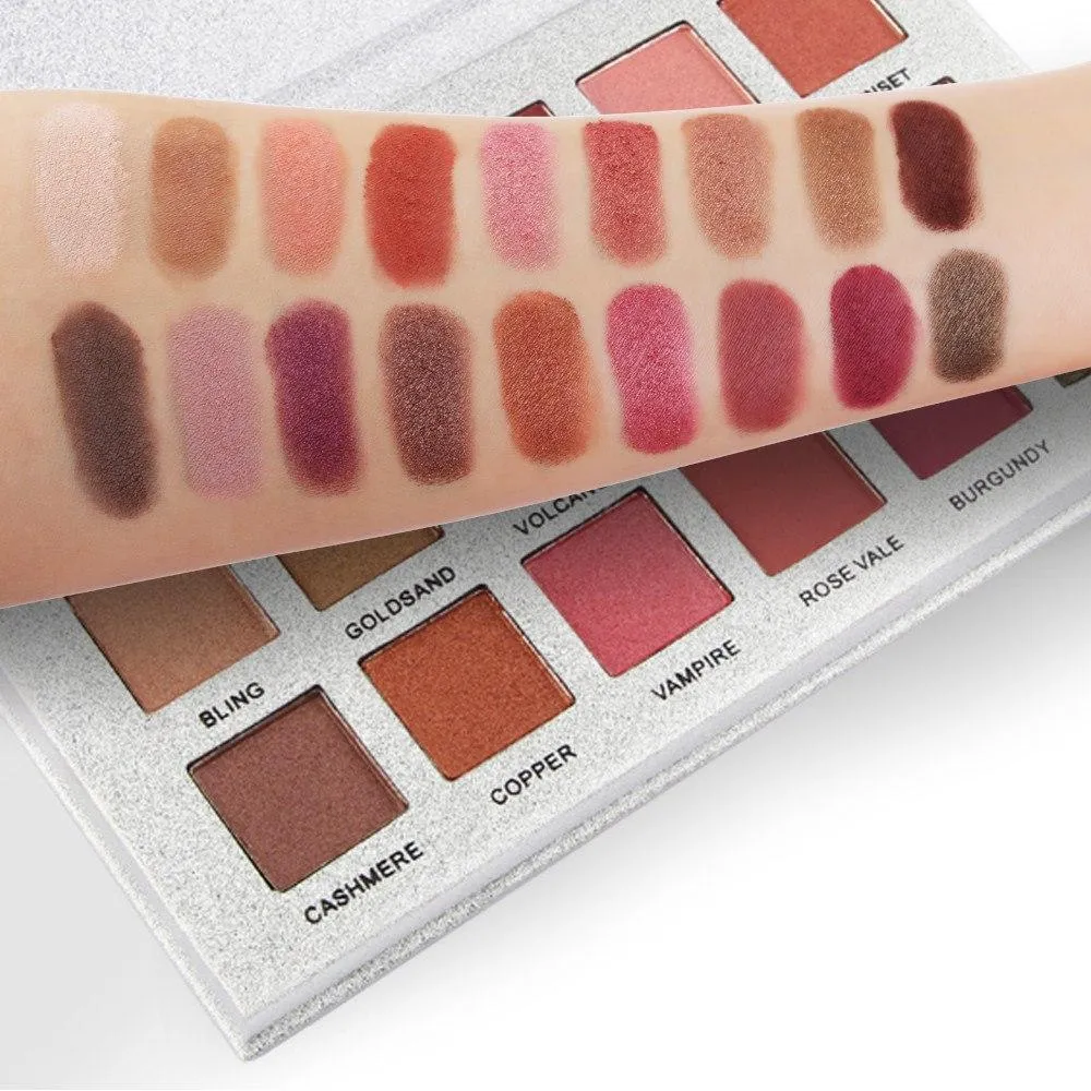 Fashion 18 Colors  Eyeshadow Palette Luxury Golden Matte Palettes