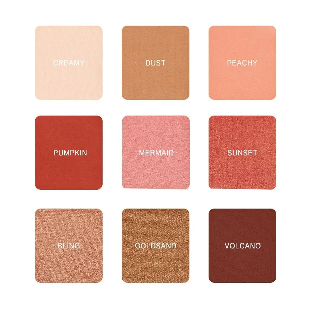 Fashion 18 Colors  Eyeshadow Palette Luxury Golden Matte Palettes
