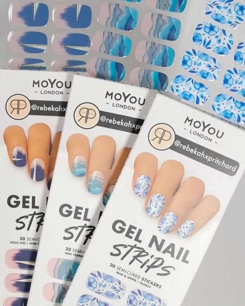 Gel Nail Strip ★ @rebekahxpritchard 06