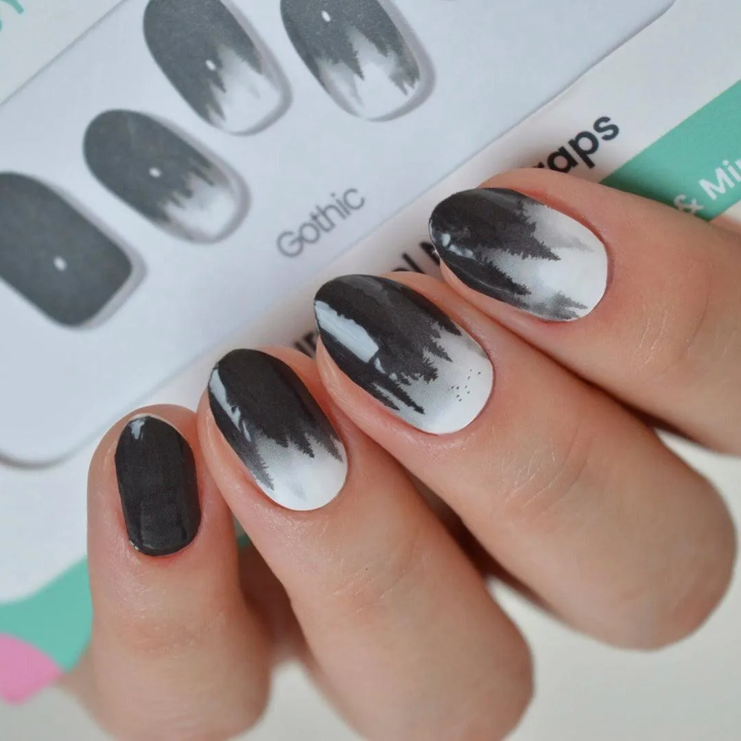 Gothic | Jellies DIY Soft Semi Cured Gel Nail Wraps
