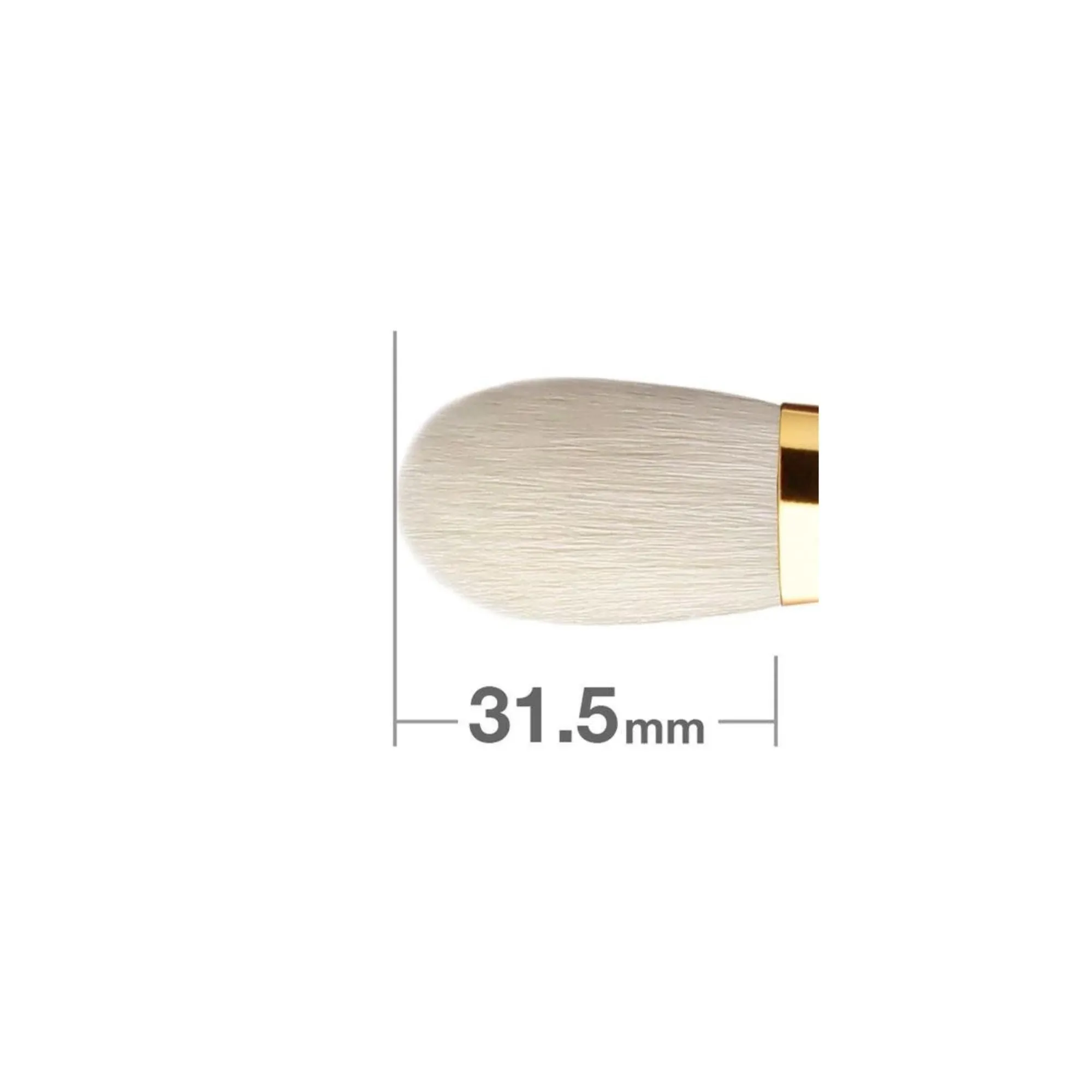 Hakuhodo S113 Highlighter Brush Round & Flat, S100 Vermillion Series