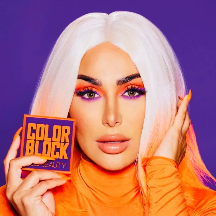 Huda Beauty Color Block Obsessions Premium Eyeshadow & Liner Palette