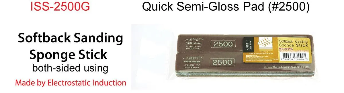 Infini Model Softback Sanding Sponge Stick Full Set (220-4000) (8pcs) ISS-0000G