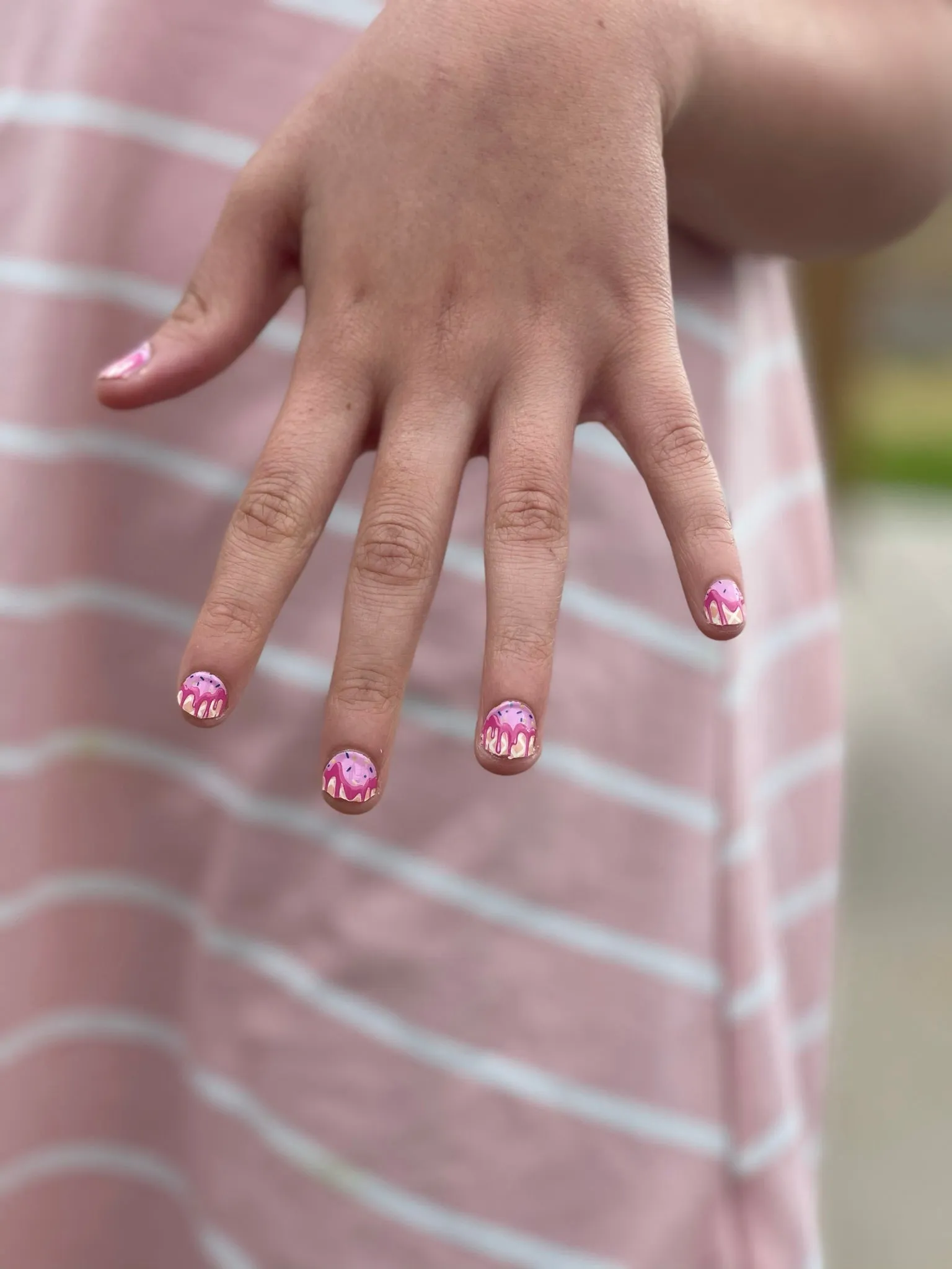 Kids 20pcs Nail Polish Wraps Non-Toxic Nail Wraps Long Lasting