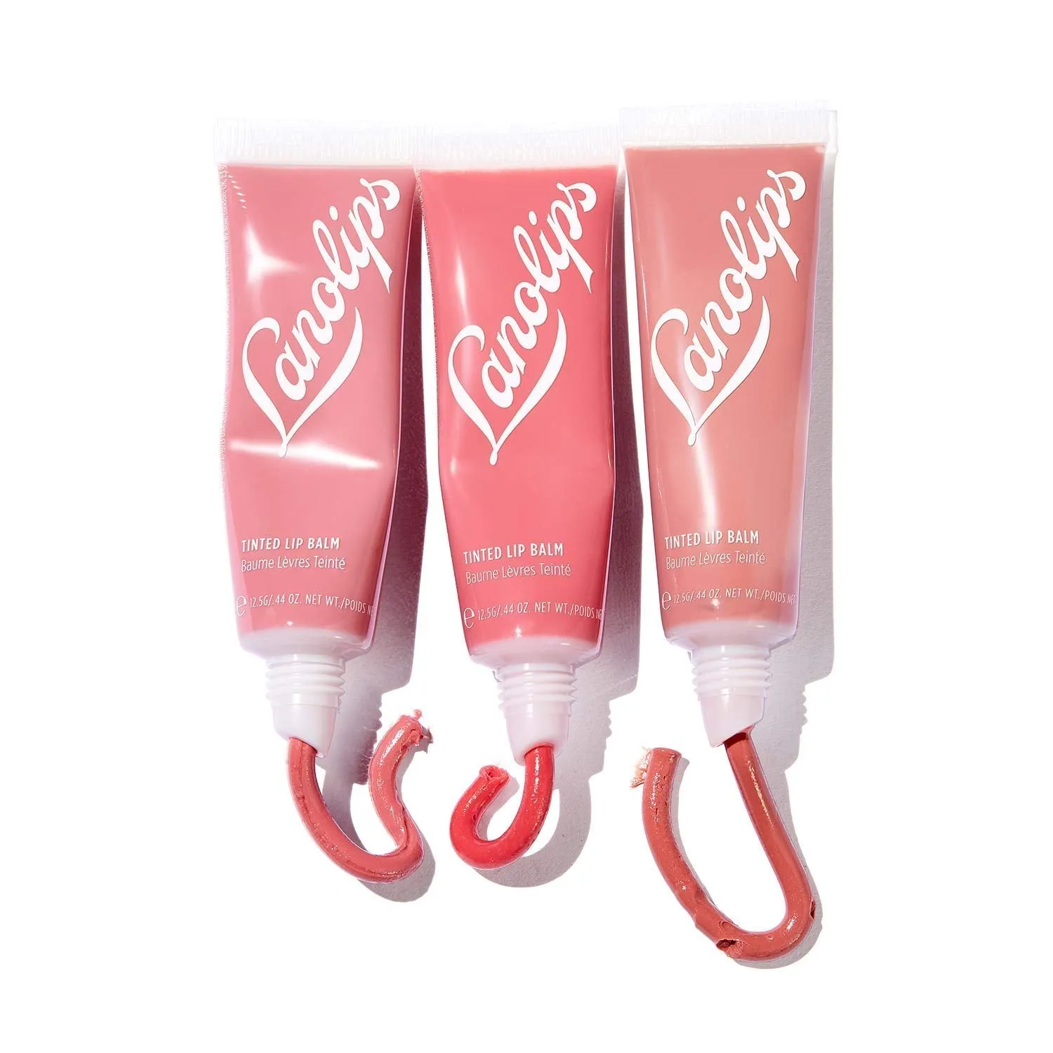 Lanolips Tinted Balm Rhubarb - Natural Lanolin-Based Balm with Color   Gloss for Shiny, Hydrated Lips (12.5g / 0.44oz)