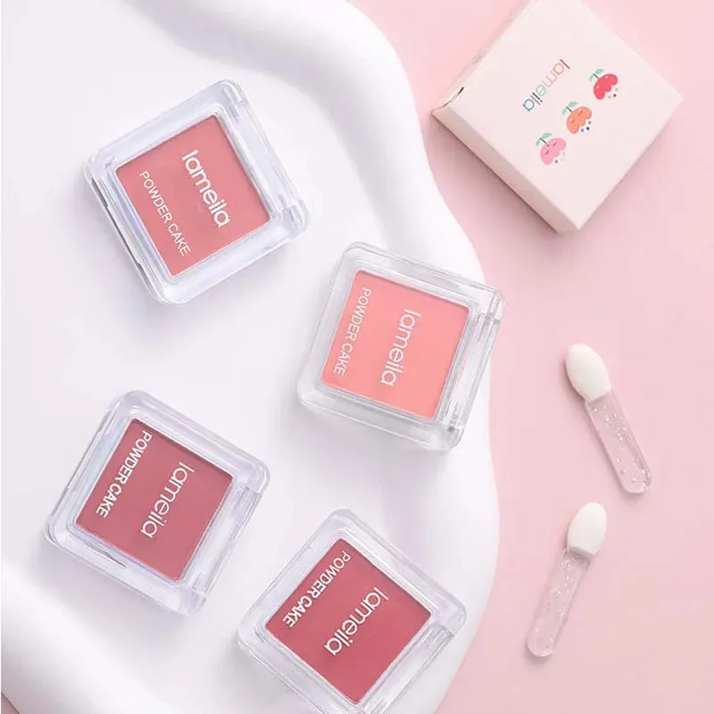 Matte Natural Face Blusher: Cheek Tint to Brighten Face, Waterproof for Face Contouring. Cosmetics Blush Powder, Soft Female Makeup - 1 piece.