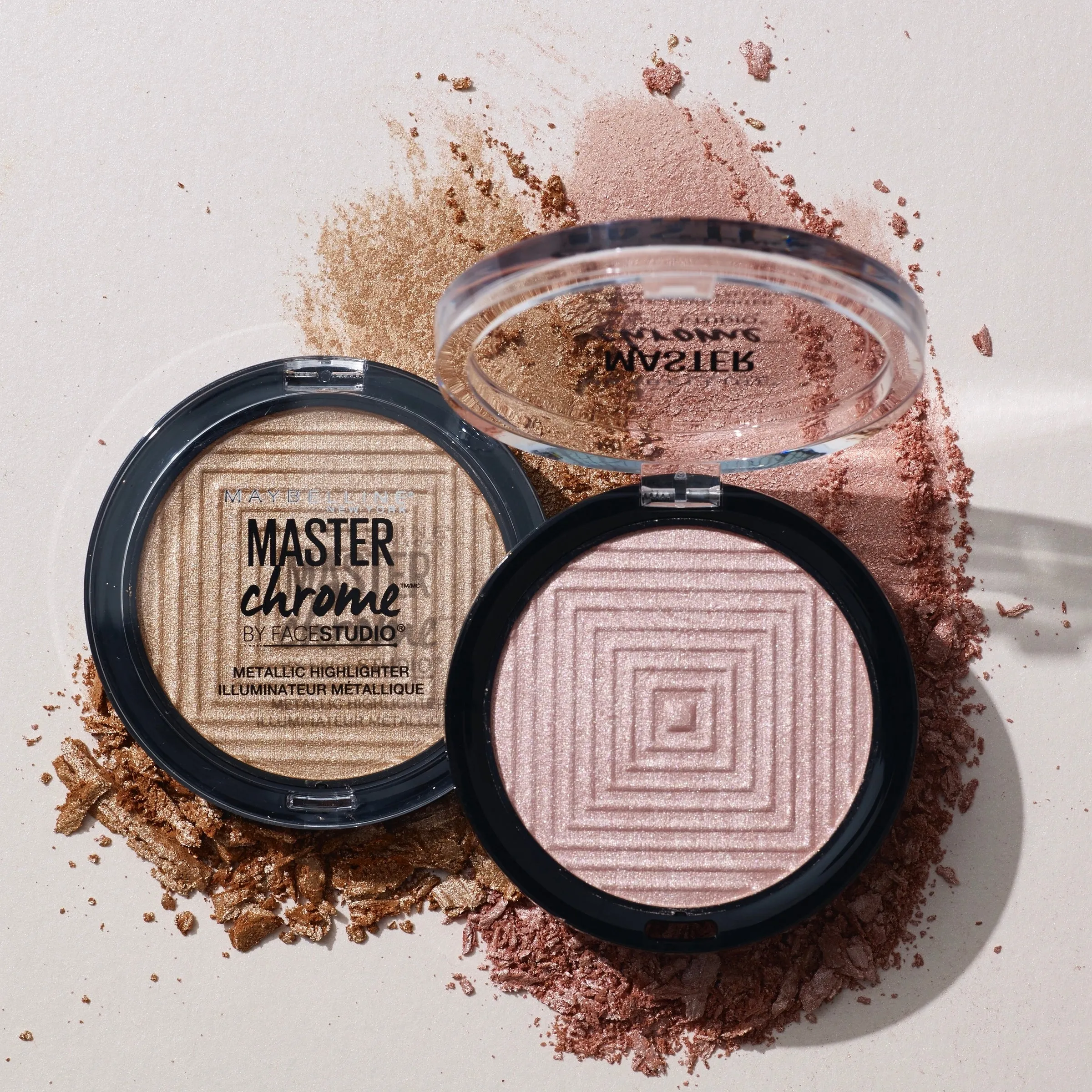 Maybelline Master Chrome Metallic Highlighter Powder - Molten Rose Gold