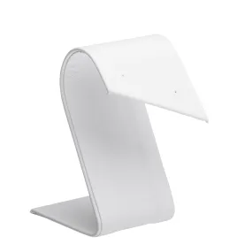 Medium Sliced Foldover Earring Stand, Allure Leatherette Display Collection