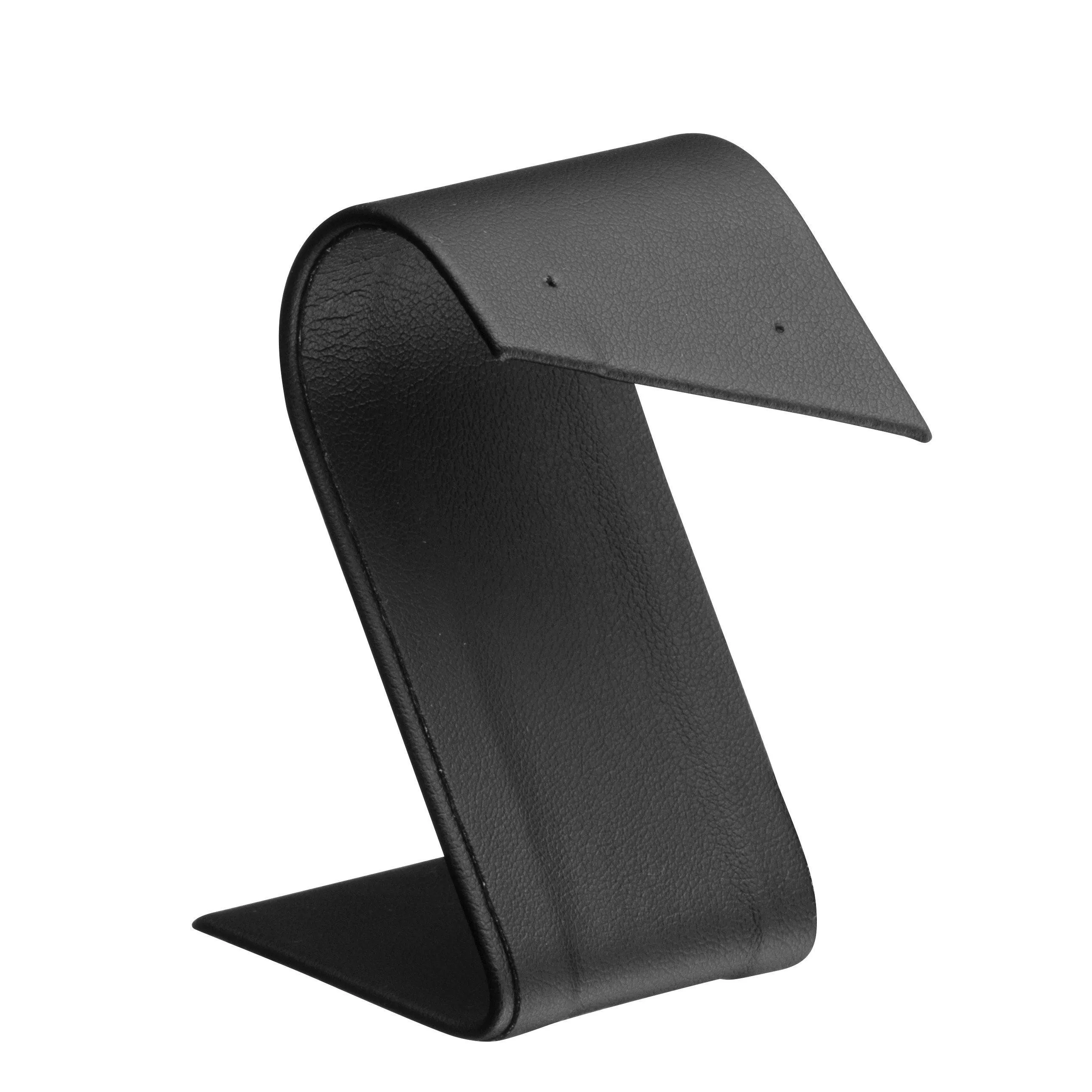 Medium Sliced Foldover Earring Stand, Allure Leatherette Display Collection