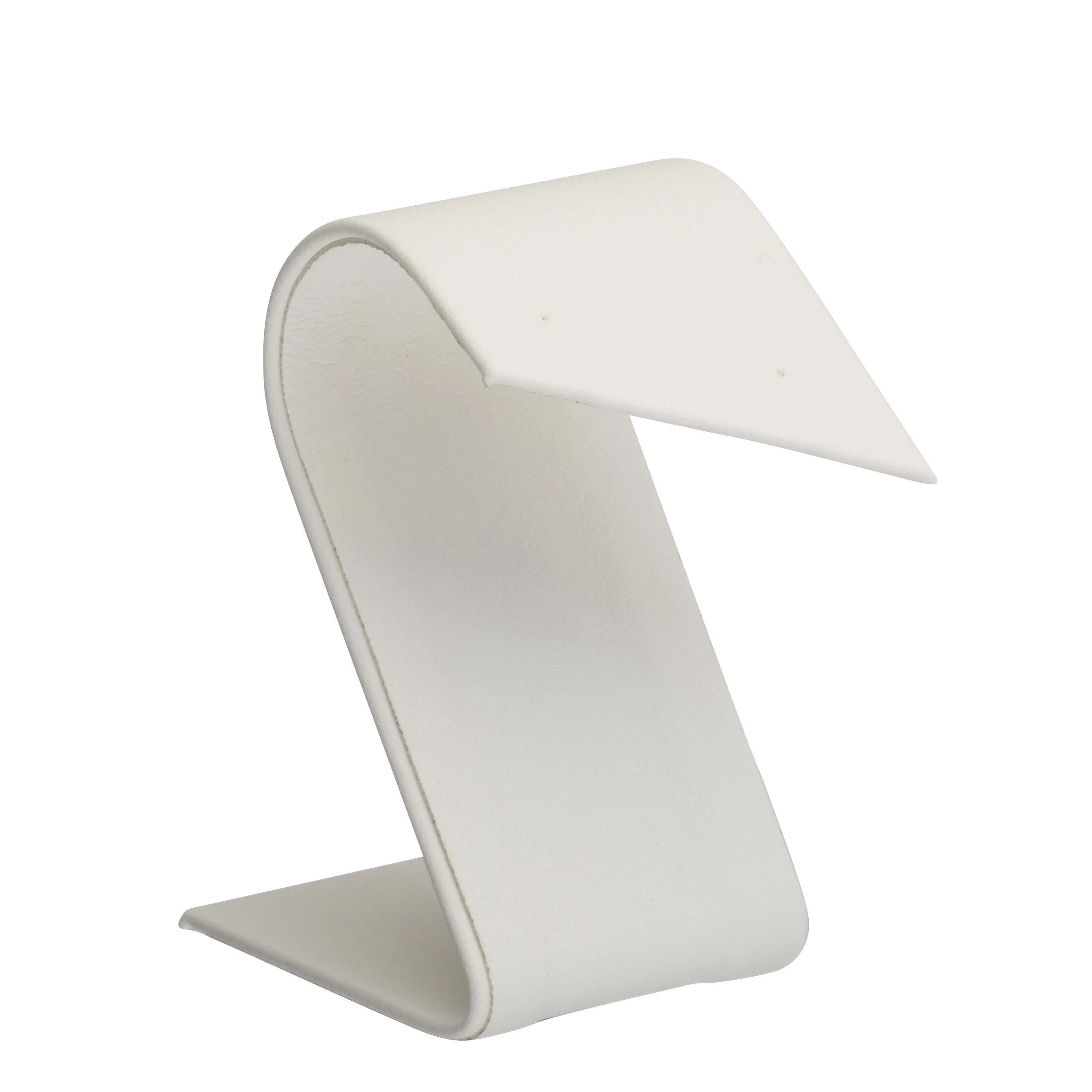 Medium Sliced Foldover Earring Stand, Allure Leatherette Display Collection