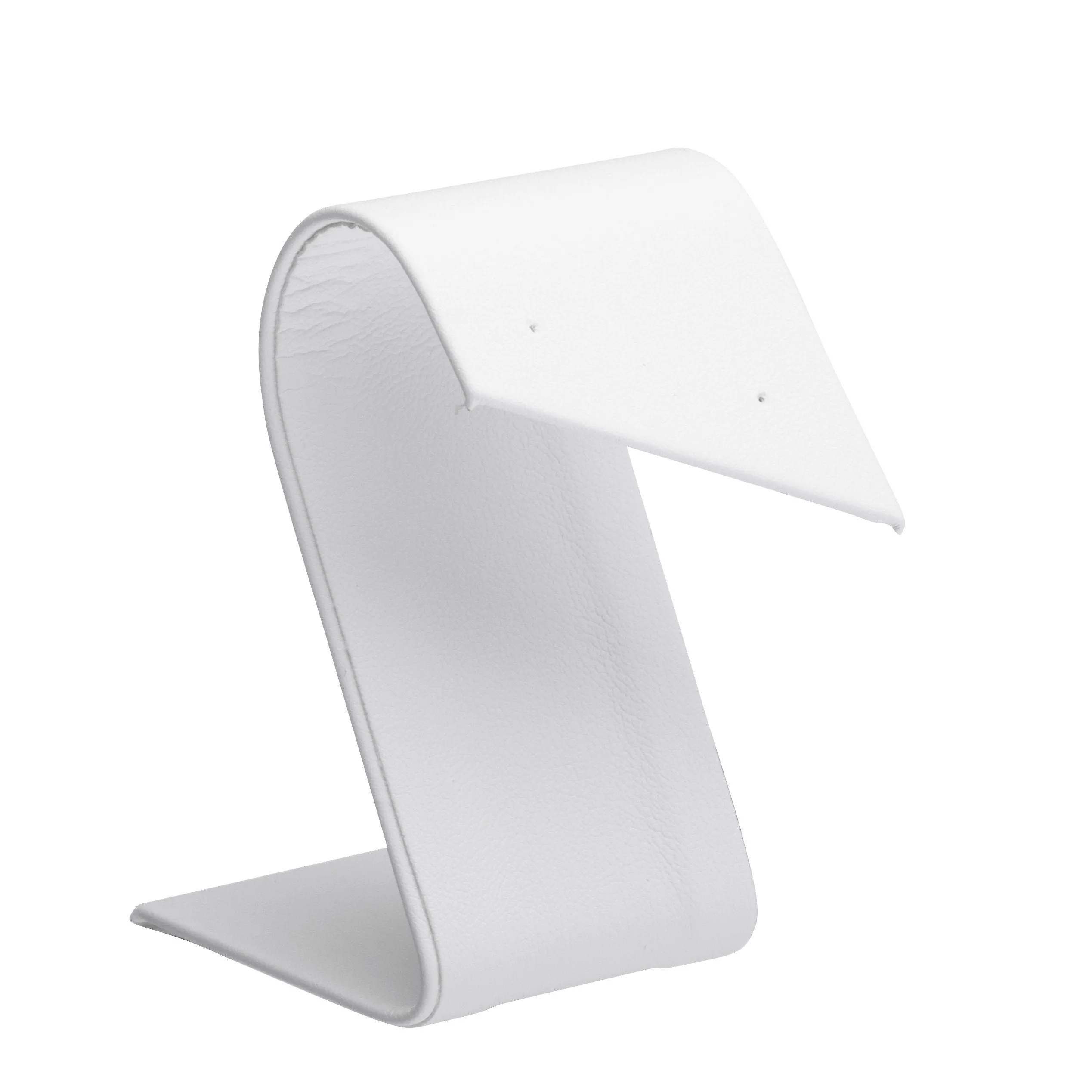 Medium Sliced Foldover Earring Stand, Allure Leatherette Display Collection