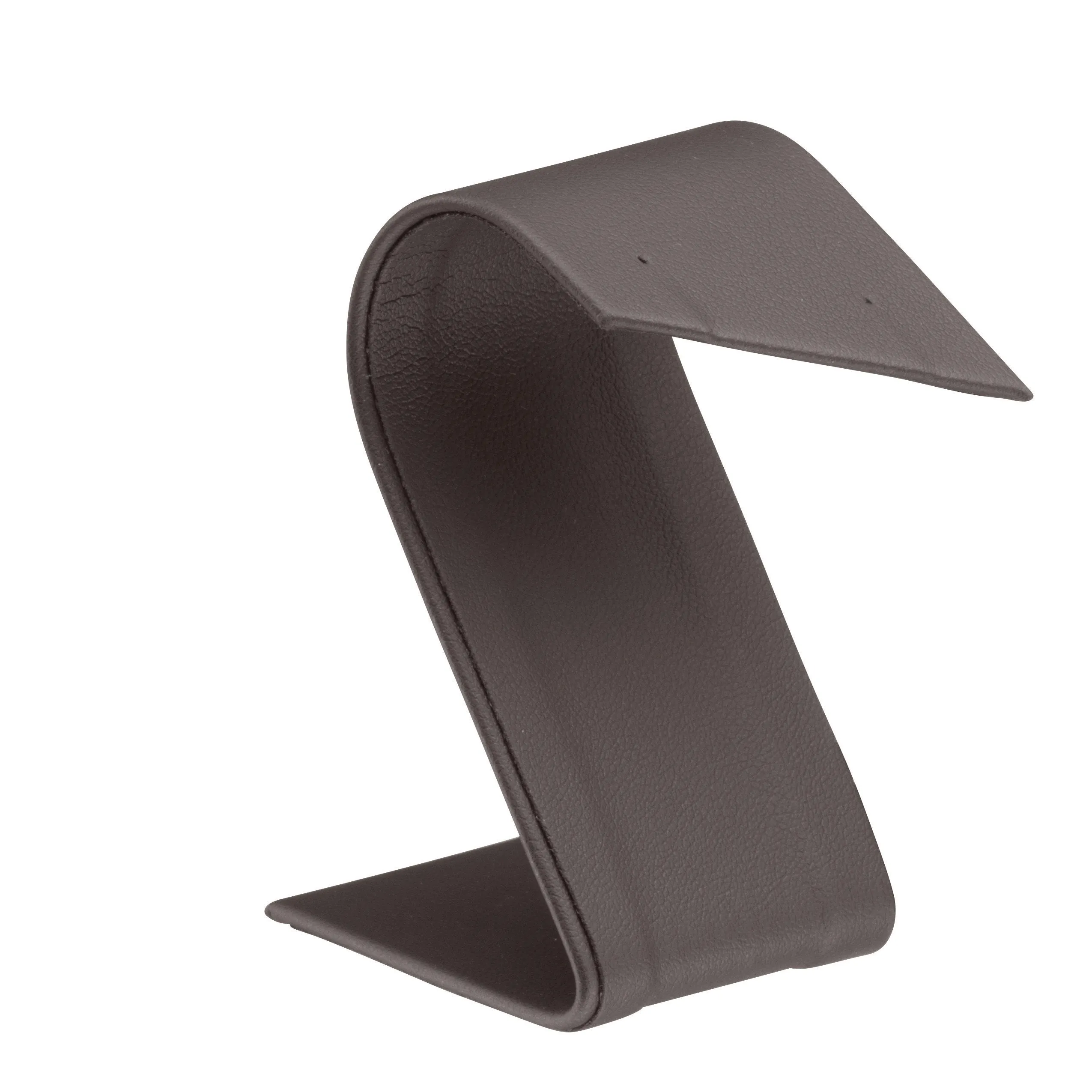 Medium Sliced Foldover Earring Stand, Allure Leatherette Display Collection