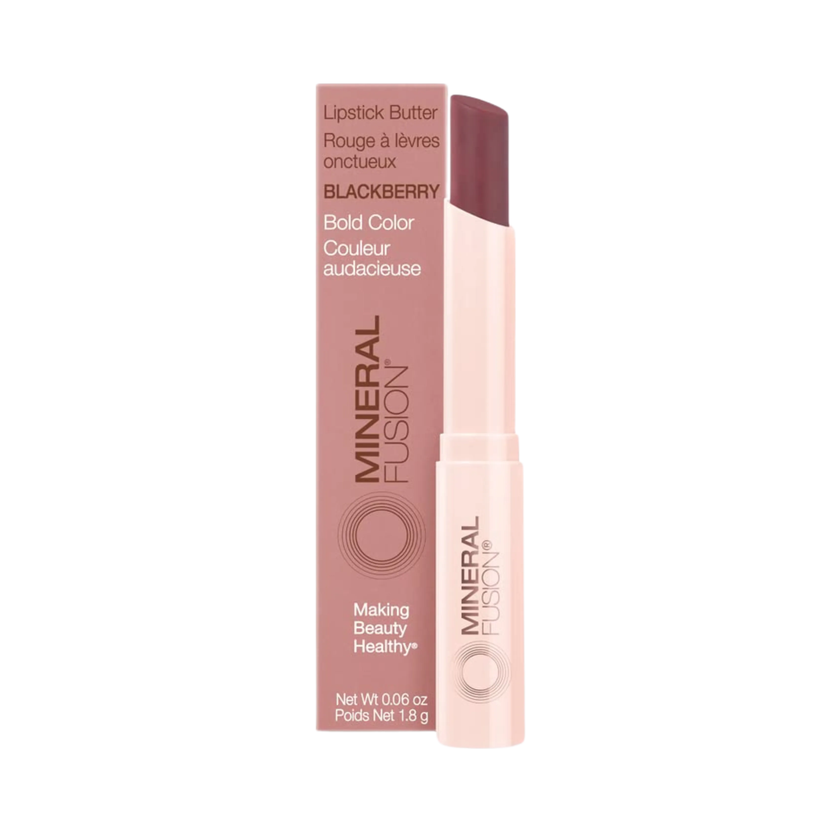 Mineral Fusion, Lipstick, Butter Blackberry