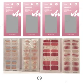 Minimalist 16 pcs Full Wrap Nail Stickers(09)