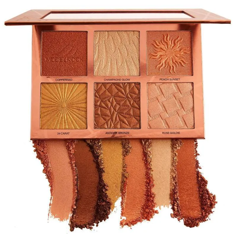 Modelrock GLOW YOUR WAY 6-Shade Highlighter Palette Vol.2